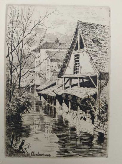 PINET, Charles. Etchings by Charles Pinet...