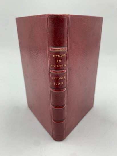REYRAC, Philippe Laurens de. Hymne au soleil,...