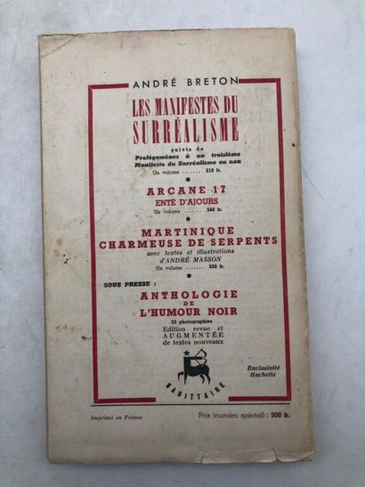 [SURREALISM]. Almanach surréaliste du demi-siècle.
Published...