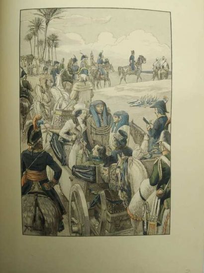 TRIAIRE, Paul. Napoleon and Larrey. Unpublished...
