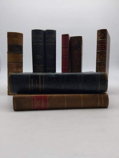 [MANETTE - MEDECINE]. Set of 8 volumes including:...