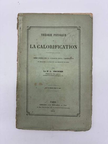 [MANETTE - MEDECINE]. Set of 6 medical theses.

Set...