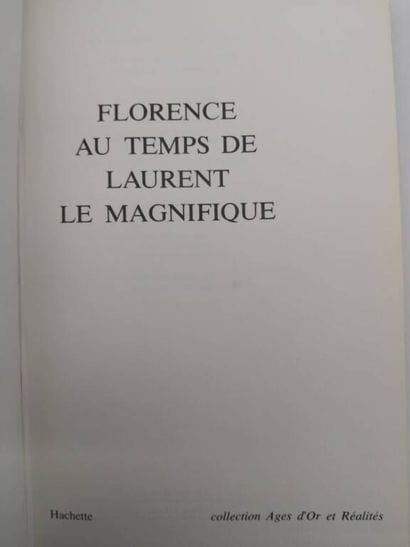 [ITALY]. Florence at the time of Lorenzo...