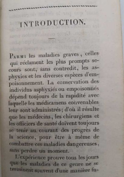 ORFILA, Mathieu-Joseph-Bonaventure. Secours...