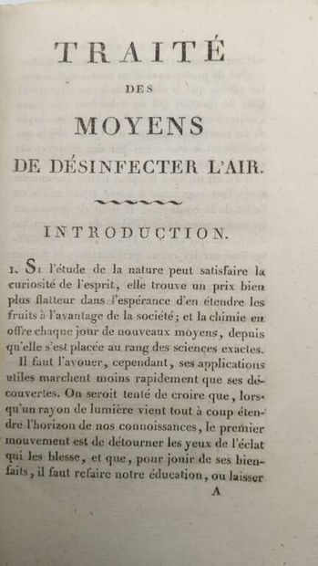 GUYTON DE MORVEAU, Louis-Bernard. Traité...