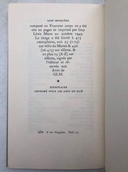 VALET, Paul. Sans muselière.
Published in...