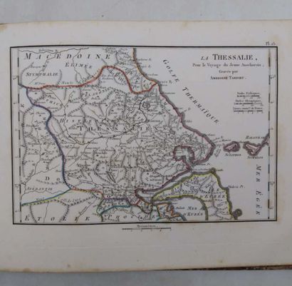 BARTHELEMY, Jean-Jacques. Atlas du Voyage...