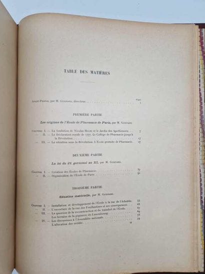 [PHARMACOPEE]. Centenary of the Ecole Supérieure...