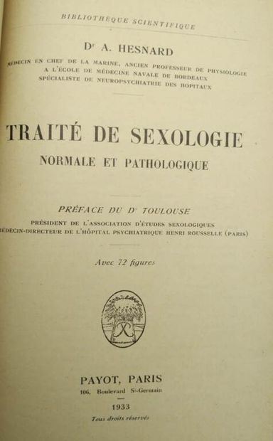 [MANETTE - PSYCHOLOGY, SEXOLOGY]. Set of...