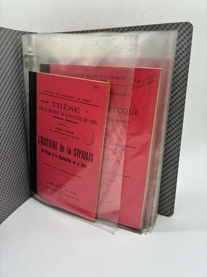 [MANETTE - MEDECINE]. Set of 15 medical theses.

Set...