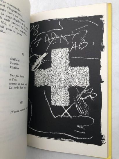 JABES, Edmond and TAPIES, Antoni. Ça suit...