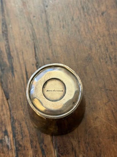Delightful Art Deco kettledrum in 925‰ silver,...