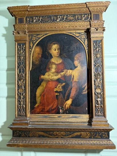 Flemish school, 17th century.
The Mystical...