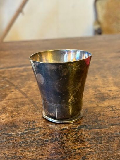 Delightful Art Deco kettledrum in 925‰ silver,...
