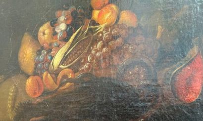 * Suiveur de Cornelis de Heem. Vers 1700....