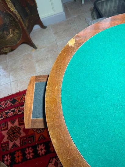 Table à jeux bouillotte (hot-water bottle...