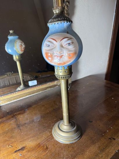 Ancienne lampe photophore double face en...
