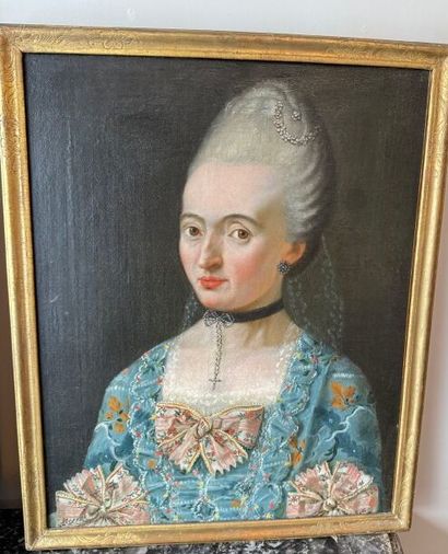 * École française du XVIIIème siècle. 
Deux...