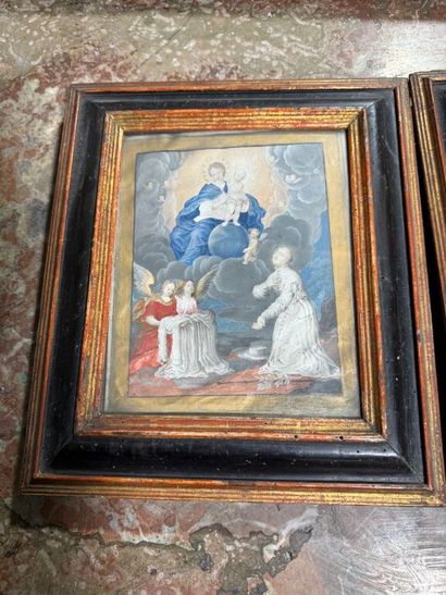 Early 18th century Italian school. 
Two religious...