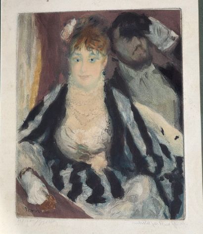 * Jacques VILLON (1875-1963).
La loge. 
D'après...