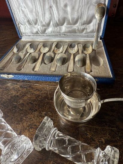 Set in 925 silver ‰ including: 
- Tea pass....