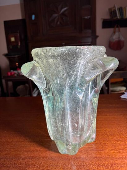Probably BIOT.
Large bubble-crystal vase....