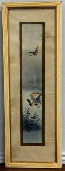 * Le vol des canards au dessus de l'étang....