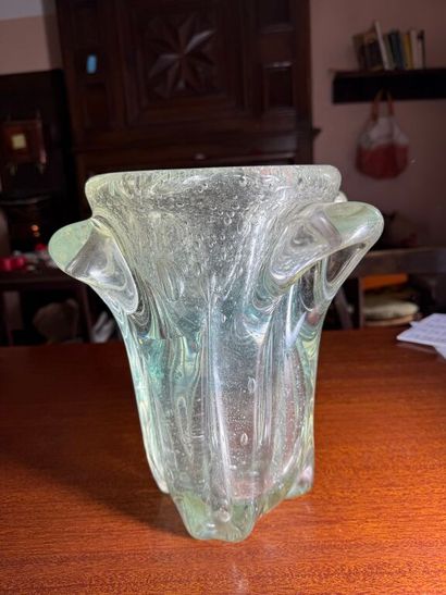 Probably BIOT.
Large bubble-crystal vase....