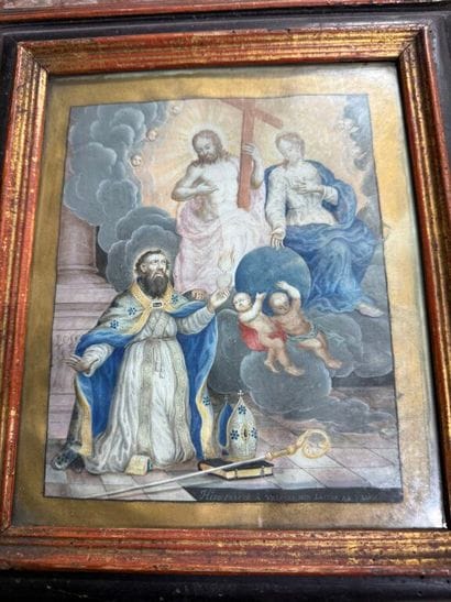 Early 18th century Italian school. 
Two religious...