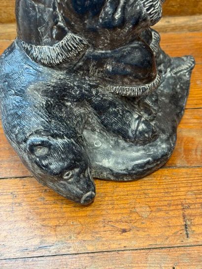 * ART INUIT. Ensemble de deux importants...
