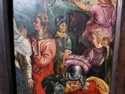 Flemish school, circa 1600. 
Roman soldiers...