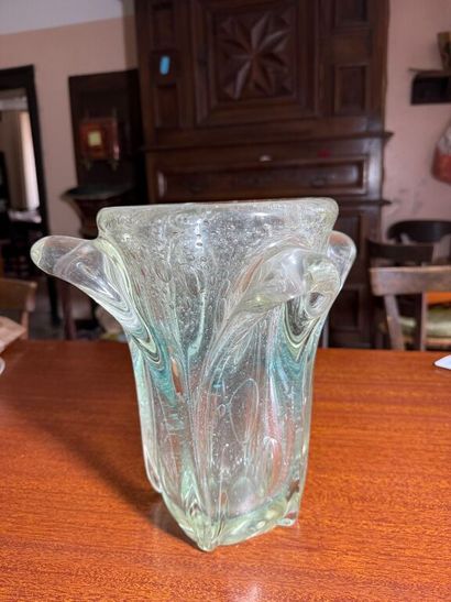 Probably BIOT.
Large bubble-crystal vase....