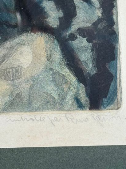 * Jacques VILLON (1875-1963).
La loge. 
D'après...