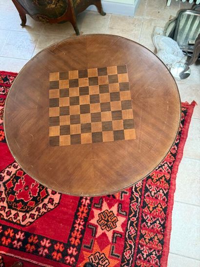 Table à jeux bouillotte (hot-water bottle...