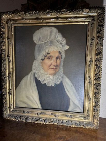 École française du XIXe siècle. 
Portrait...