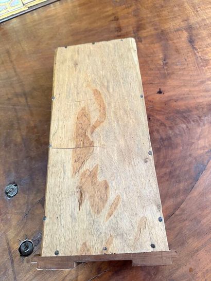 Richly carved walnut and bone bargueño with...