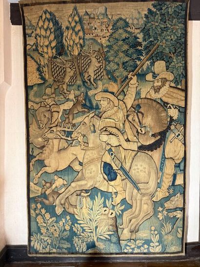 AUDENARDE (Flanders).
Deer hunting scene
Wool...
