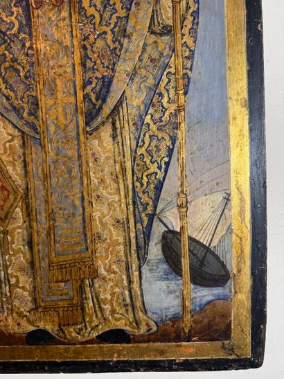Icon depicting Saint Nicholas, patron saint...