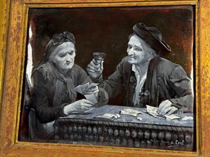 Delphine ARNOULD de COOL (1830-1928). 
Couple...