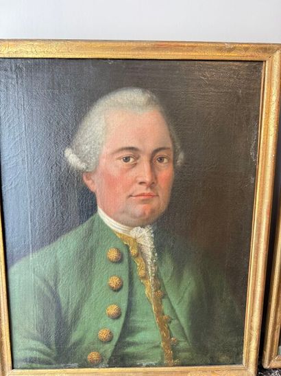 * École française du XVIIIème siècle. 
Deux...