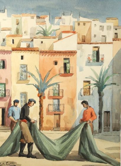 * Gaston CASTELLO (1903-1986).
Les réparateurs...