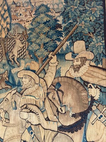 AUDENARDE (Flanders).
Deer hunting scene
Wool...