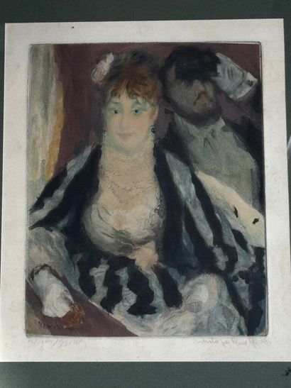 * Jacques VILLON (1875-1963).
La loge. 
D'après...