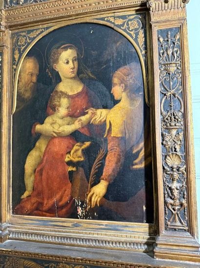 Flemish school, 17th century.
The Mystical...