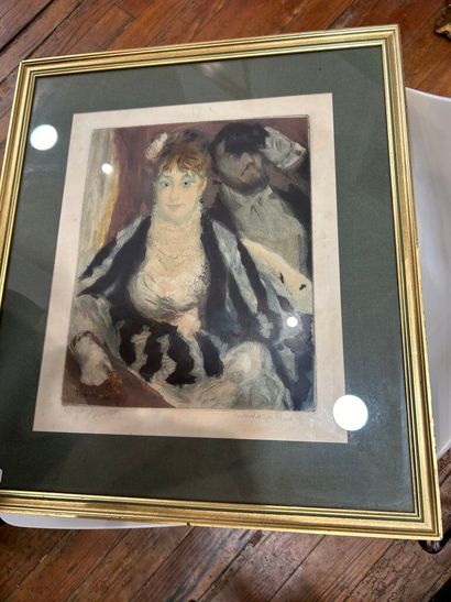 * Jacques VILLON (1875-1963).
La loge. 
D'après...