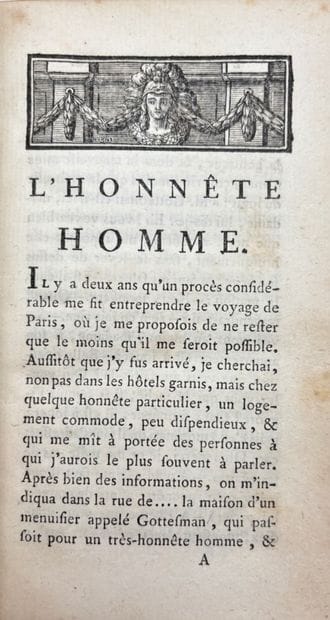 MAYDIEU, Jean. L'Honnête homme.

Edité à...