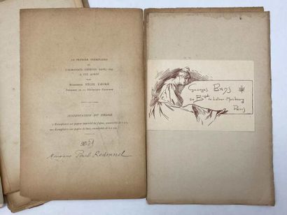 STRAUS, Emile. Almanach Georges Bans.
Edité...
