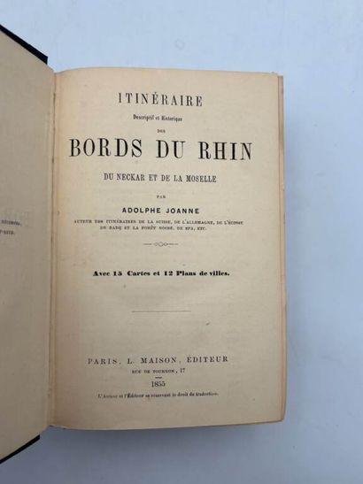 JOANNE, Adolphe. Itinéraire des bords du...