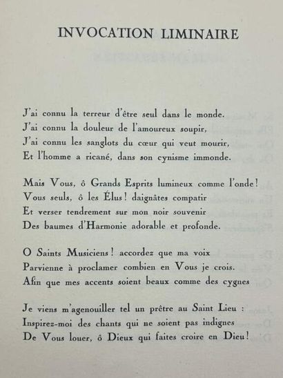 DUBOSCQ, Claude and JAMMES, Francis. Set...