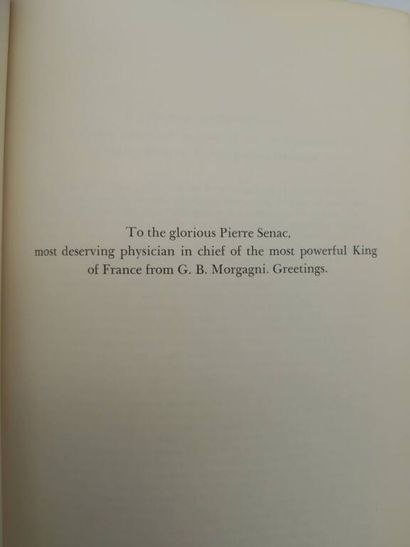 MORGAGNI, Jean-Baptise. The Seats and Causes...